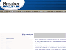 Tablet Screenshot of breakermex.com